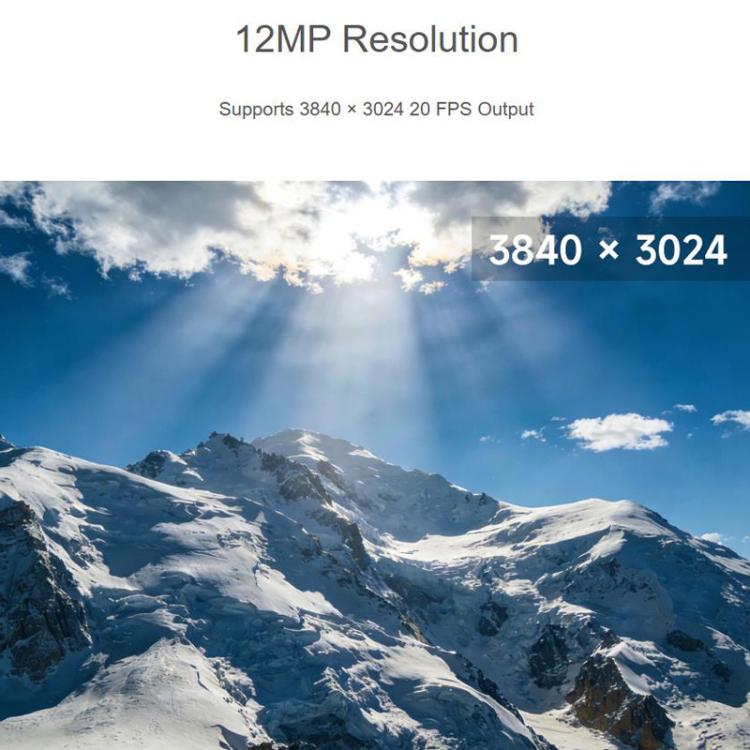 IMX577 12MP USB Camera 3840 X 3024 Resolution Plug And Play Supports C/CS Lenses, 33161