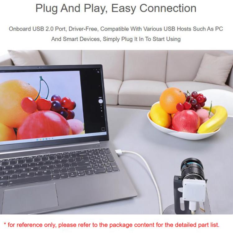 IMX577 12MP USB Camera 3840 X 3024 Resolution Plug And Play Supports C/CS Lenses, 33161