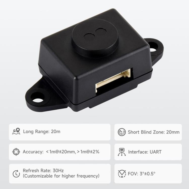 WAVESHARE TOF Laser Range Sensor, Based On D-TOF Single-Point Laser Sensor, Support UART Communication, 33346