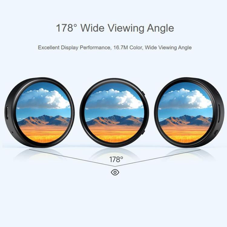 Waveshare Tuya T5-E1 1.75 Inch AMOLED Round Development Board QSPI Interface AI Large Models, Standard, GPS
