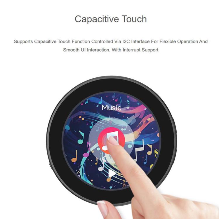 RP2350 1.85 Inch Round LCD Development Board, 360×360, 65K Color, Dual-Core And Dual-Architecture Design, Standard, With Speaker No Battery