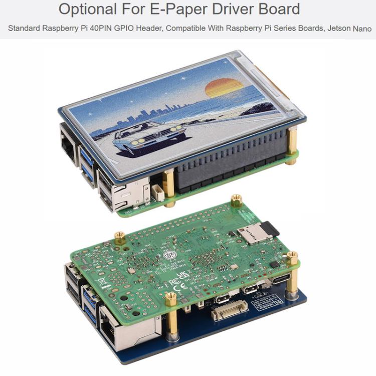 WAVESHARE 3.6 Inch E-Paper E6 Full-Color E-Ink Display, 600×400 Pixels, Raw Display, With Driver Board