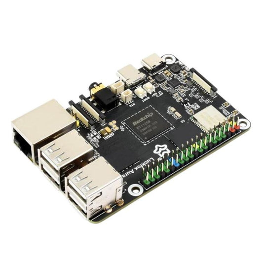 Luckfox Aura High-Performance Linux Development Board Rockchip RV1126B Quad-Core 1.6GHz Processor, RAM 2GB No eMMC, RAM 2GB eMMC Flash 64GB, RAM 4GB No eMMC, RAM 4GB eMMC Flash 64GB