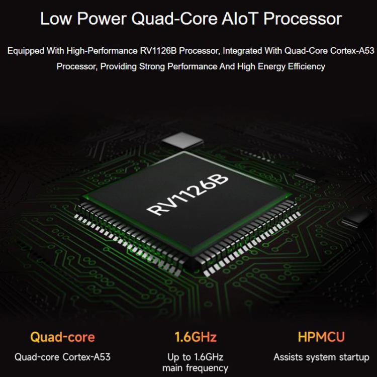 Luckfox Aura High-Performance Linux Development Board Rockchip RV1126B Quad-Core 1.6GHz Processor, RAM 2GB No eMMC, RAM 2GB eMMC Flash 64GB, RAM 4GB No eMMC, RAM 4GB eMMC Flash 64GB