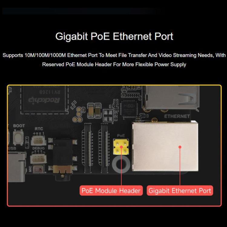 Luckfox Aura High-Performance Linux Development Board Rockchip RV1126B Quad-Core 1.6GHz Processor, RAM 2GB No eMMC, RAM 2GB eMMC Flash 64GB, RAM 4GB No eMMC, RAM 4GB eMMC Flash 64GB