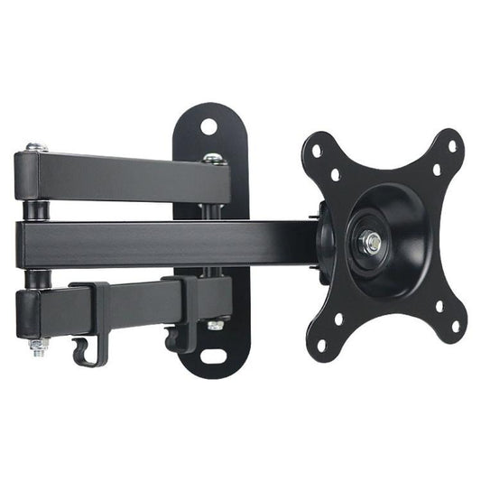 Telescopic Rotating Monitor Mount Wall Bracket for 10-24 Inch TV LCD Screens, 116B