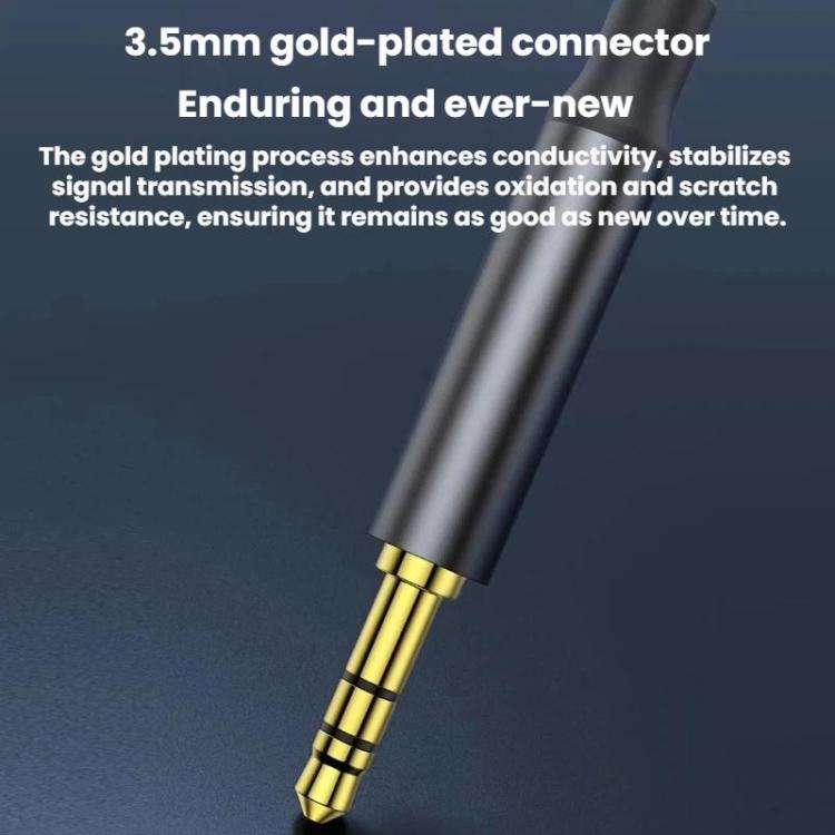3 In 1 3.5mm Audio Cable Speaker Adapter, 1.3m, 2m