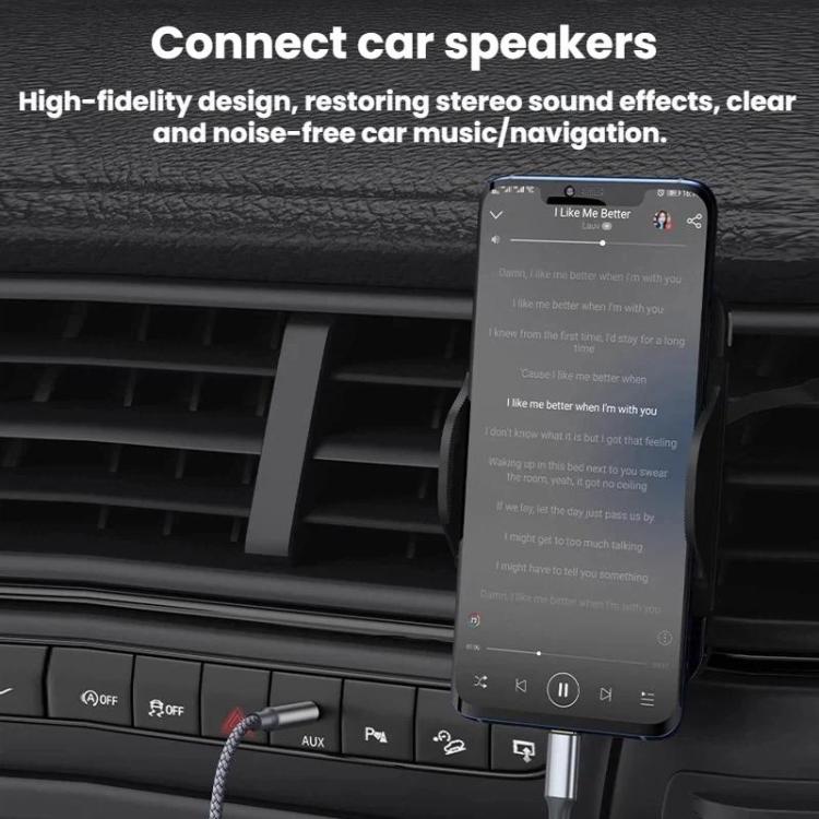 3 In 1 3.5mm Audio Cable Speaker Adapter, 1.3m, 2m