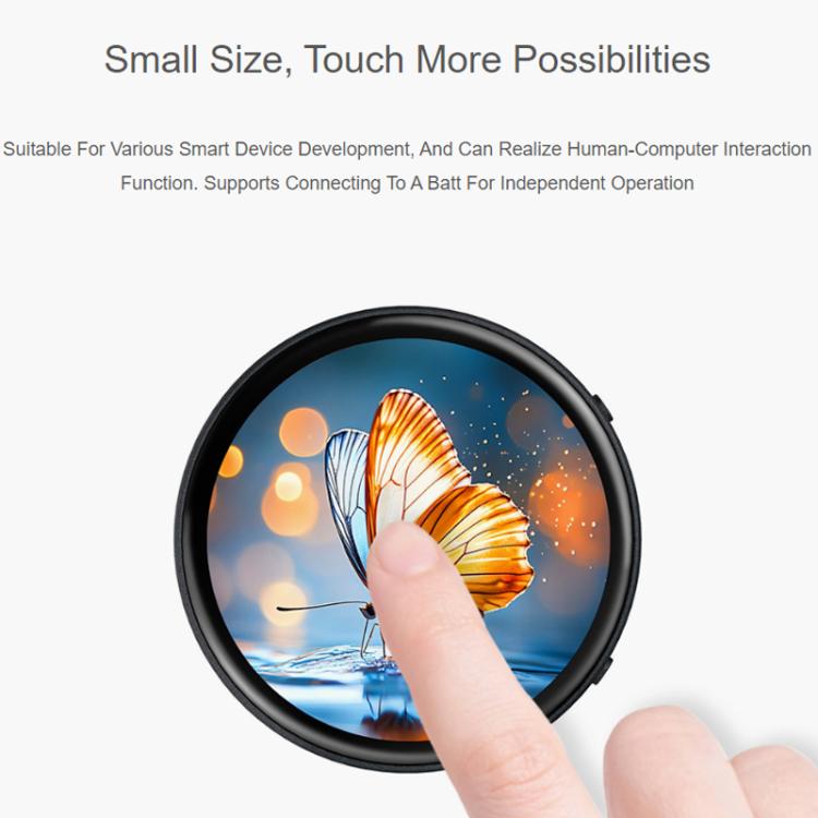 WAVESHARE RP2350 1.75-Inch AMOLED Screen Development Board, Without Case, With Case, With GPS