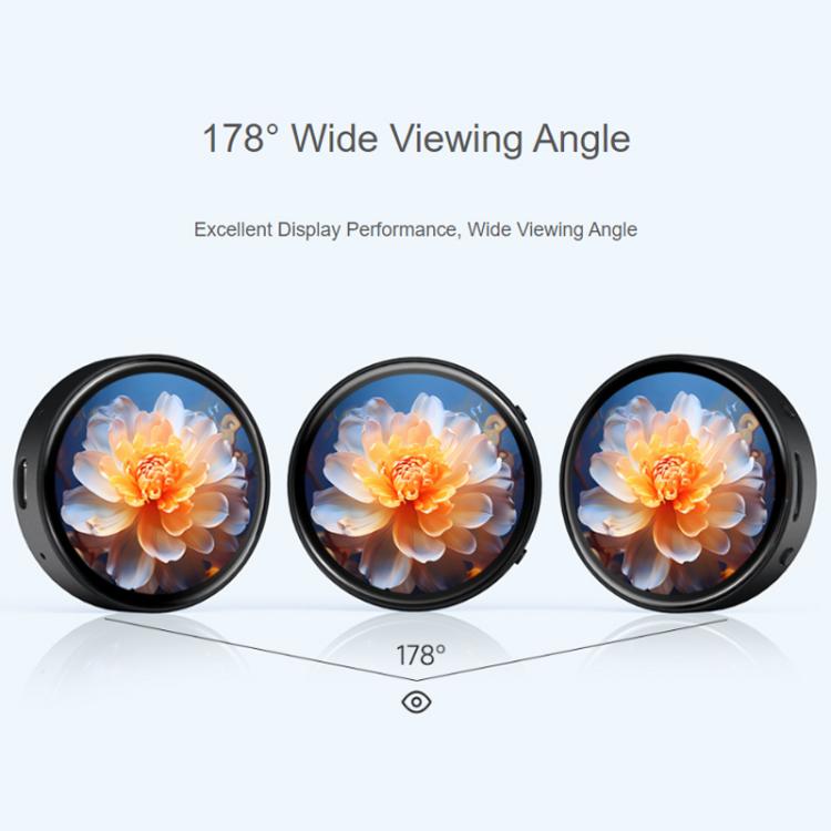 WAVESHARE RP2350 1.75-Inch AMOLED Screen Development Board, Without Case, With Case, With GPS