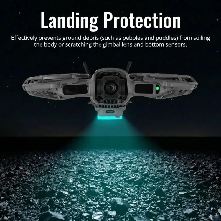 For DJI Neo 2 Drone RCSTQ Rechargeable Colorful Searchlight Raised Landing Skid, Searchlight
