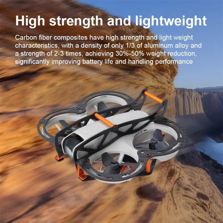 For DJI Neo RCSTQ Full Carbon Fiber Anti-collision Armor Crash Protection Bumper Guard