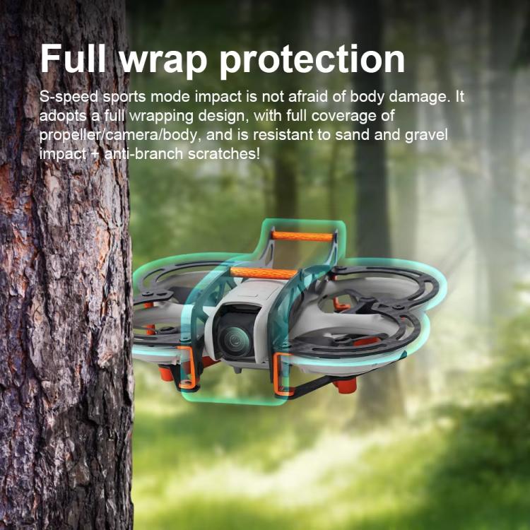 For DJI Neo RCSTQ Full Carbon Fiber Anti-collision Armor Crash Protection Bumper Guard