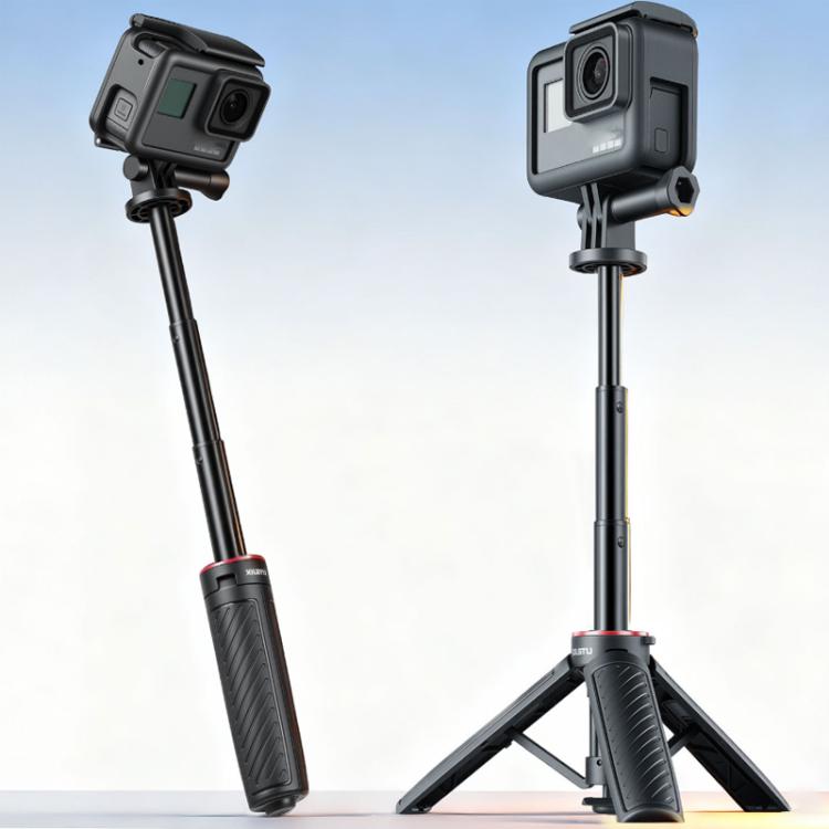 XILETU XS-22 Automatic Pop-Up Mini Tripod Selfie Stick 13-30cm Adjustable Extendable Monopod for Action Camera