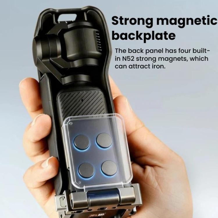 For DJI Osmo Pocket 3 COBONE Magnetic Extension Mount Quick-Release Adapter With 1/4-Inch Screw Hole & Cold Shoe, CPK-2