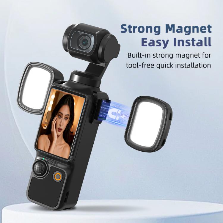 For DJI Pocket 3 Flymile Handheld Magnetic Fill Light For Photography