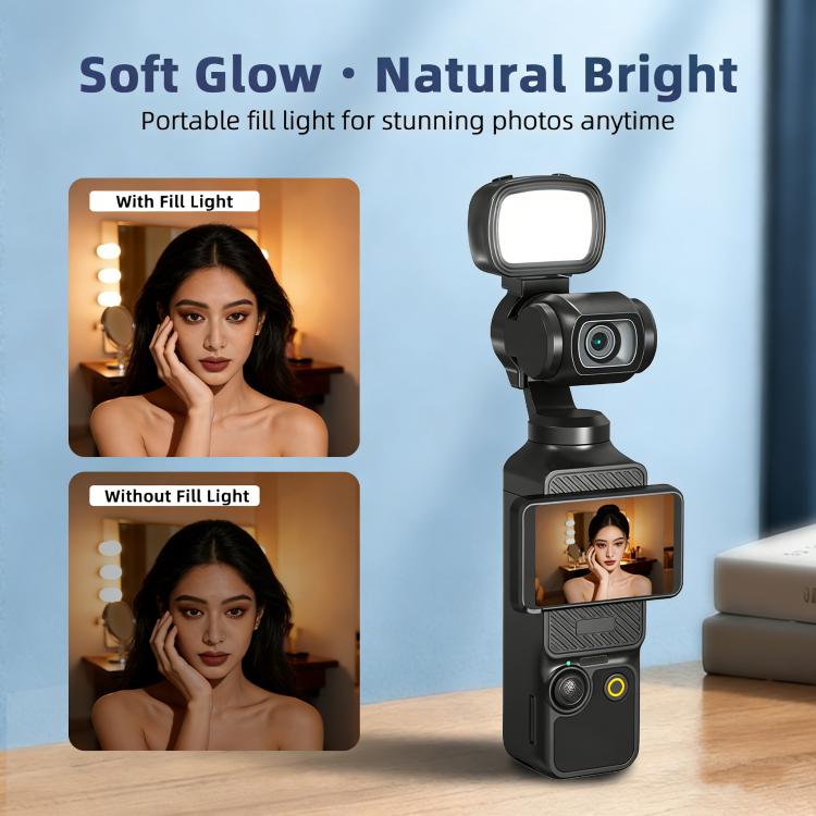 For DJI Pocket 3 Flymile Handheld Magnetic Fill Light For Photography
