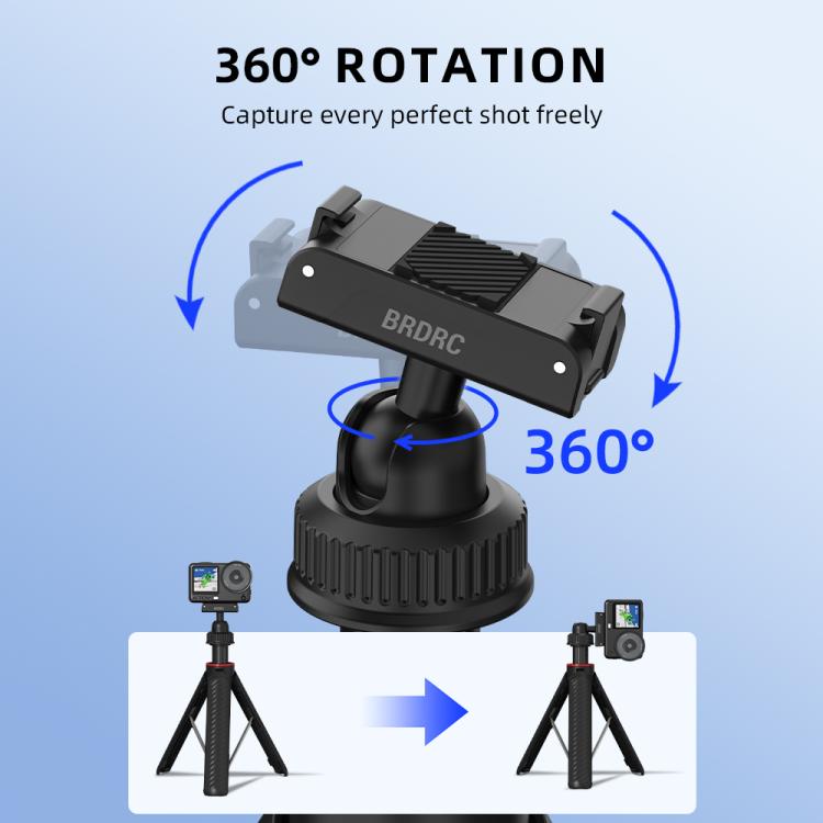For DJI Osmo Action 6 / Nano BRDRC Extended Selfie Stick Quick-Release Tripod, AC6039_1