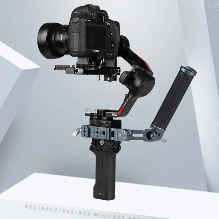 XILETU Adjustable Angle Handle Grip For DJI RS 4 Mini/RS 4 Pro/RS 4/RS 3 Mini/RS 3 Pro/RS 2 Stabilizers