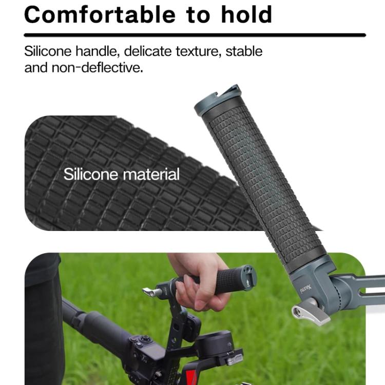 XILETU Adjustable Angle Handle Grip For DJI RS 4 Mini/RS 4 Pro/RS 4/RS 3 Mini/RS 3 Pro/RS 2 Stabilizers