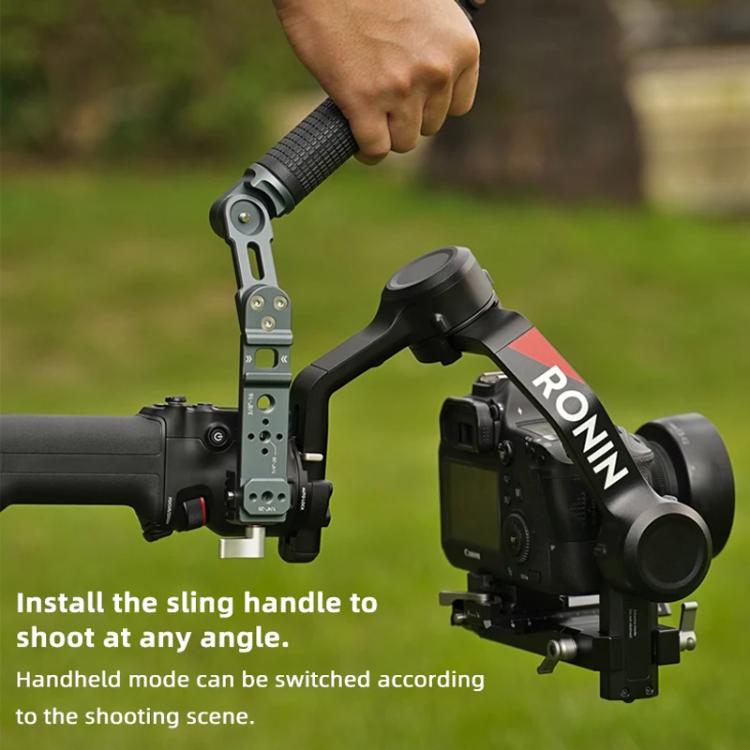 XILETU Adjustable Angle Handle Grip For DJI RS 4 Mini/RS 4 Pro/RS 4/RS 3 Mini/RS 3 Pro/RS 2 Stabilizers
