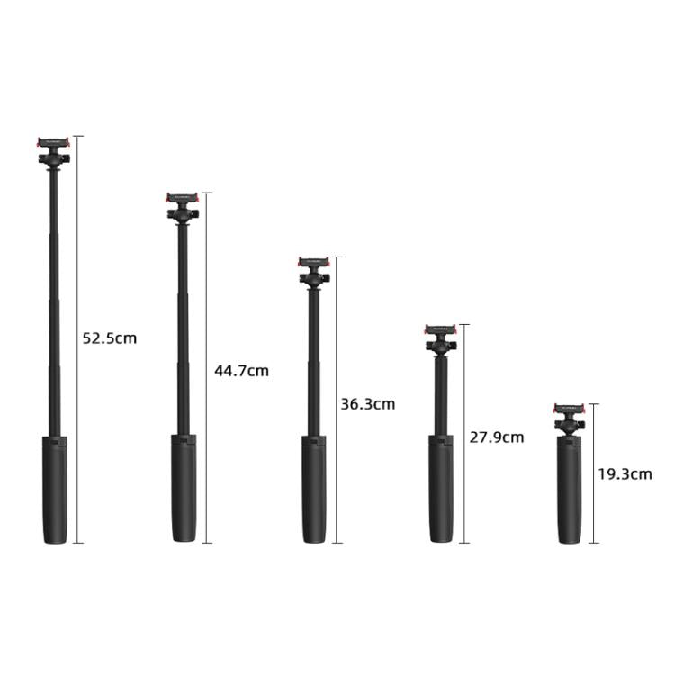 For DJI Flymile Rotary Quick-Release Tripod Extension Selfie Stick, For Action 6 / Nano, For Action 3 / 4 / 5Pro / Osmo 360