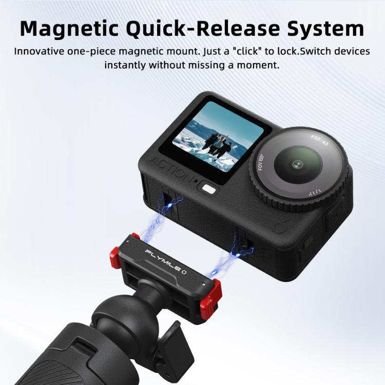 For DJI Flymile Rotary Quick-Release Tripod Extension Selfie Stick, For Action 6 / Nano, For Action 3 / 4 / 5Pro / Osmo 360