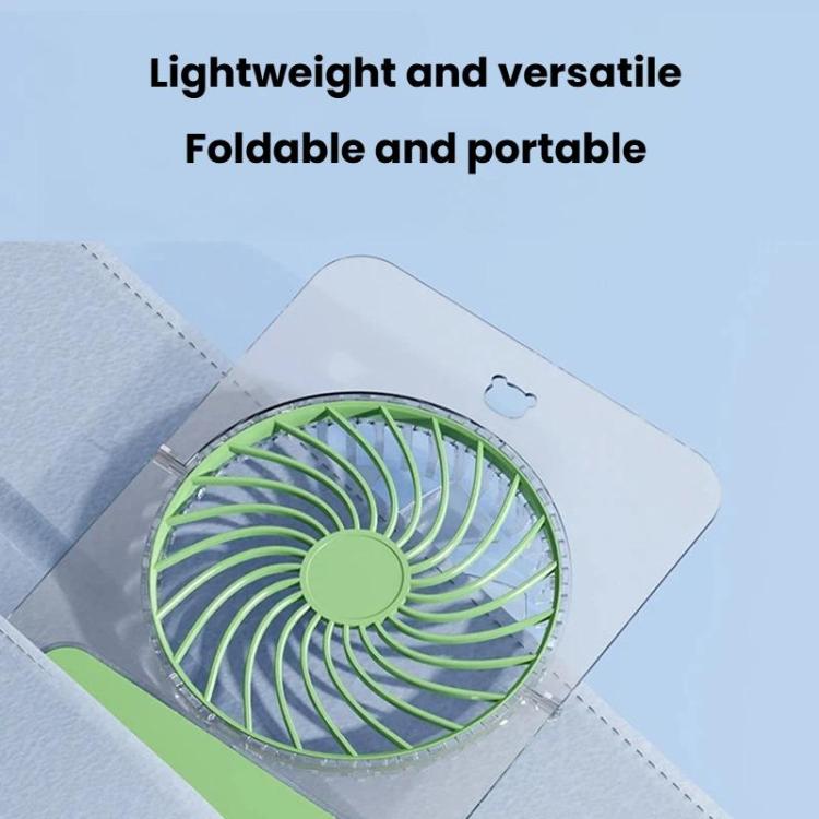 JP-08 Ultra-Thin Desktop Mini Fan Quiet Transparent Digital Display Fan For Office Desk