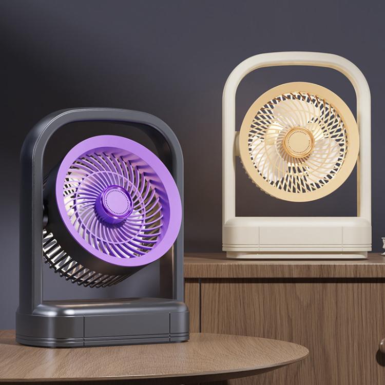Desktop Wall-Mounted Electric Fan With Light Air Circulation Fan