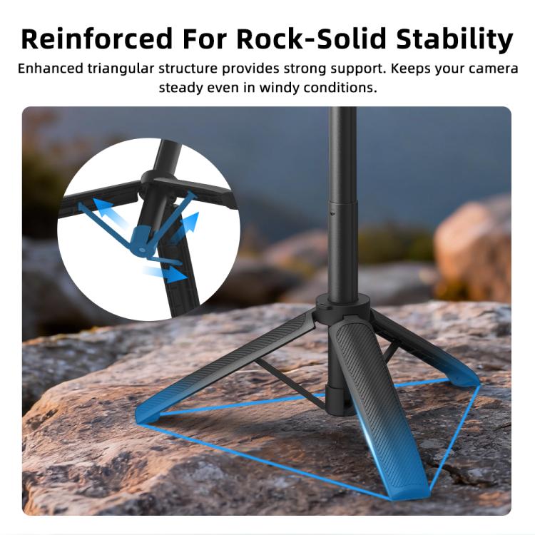 For Insta360 Ace Pro 1 / 2 / ACE / X5 Flymile Quick-Release Selfie Extension Tripod