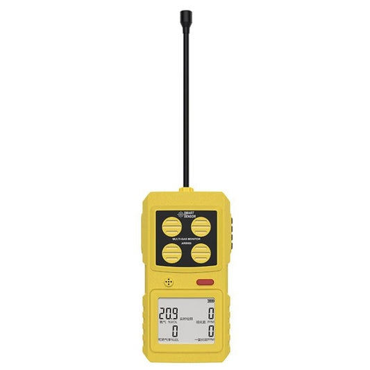 SMART SENSOR 4 In 1 Oxygen/Hydrogen Sulfide/Carbon Monoxide Gas Detector, AR8900
