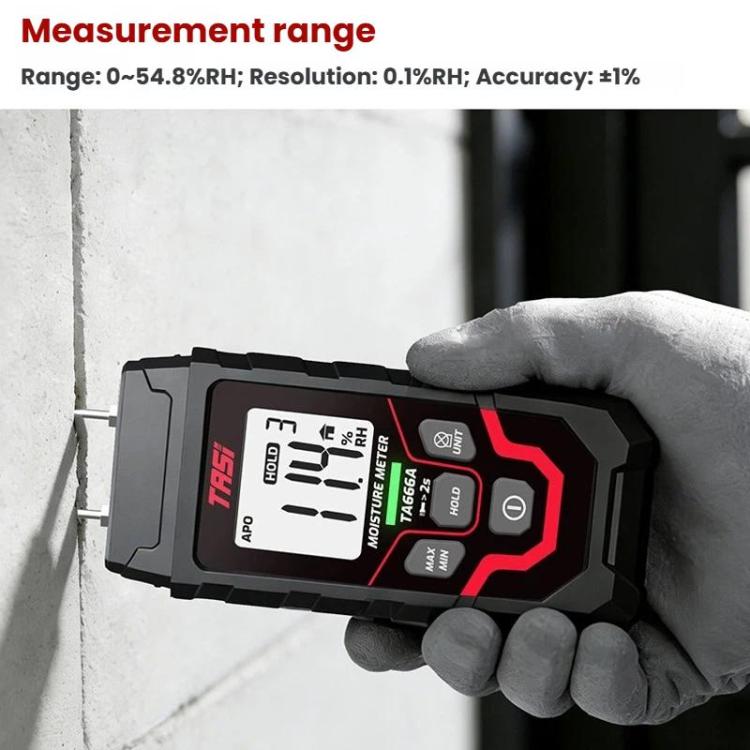 Wood Moisture Meter Rapid Moisture Content Tester, TA666A