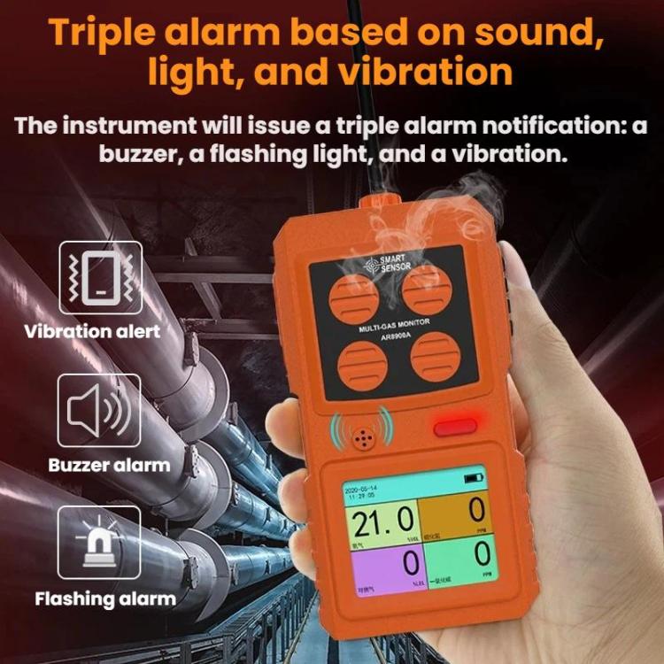 SMART SENSOR 4 In 1 Gas Concentration Explosion-Proof Detector, AR8900A
