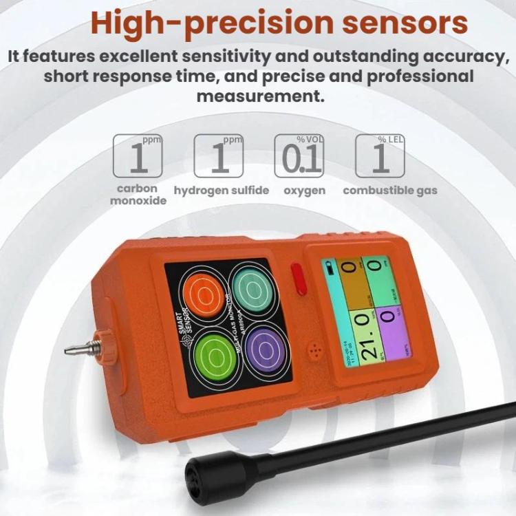 SMART SENSOR 4 In 1 Gas Concentration Explosion-Proof Detector, AR8900A