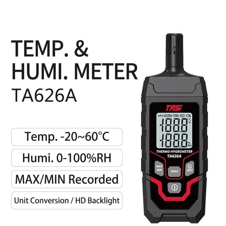 High Precision Digital Temperature Humidity Meter Environmental Temperature Meter, TASI TA626A