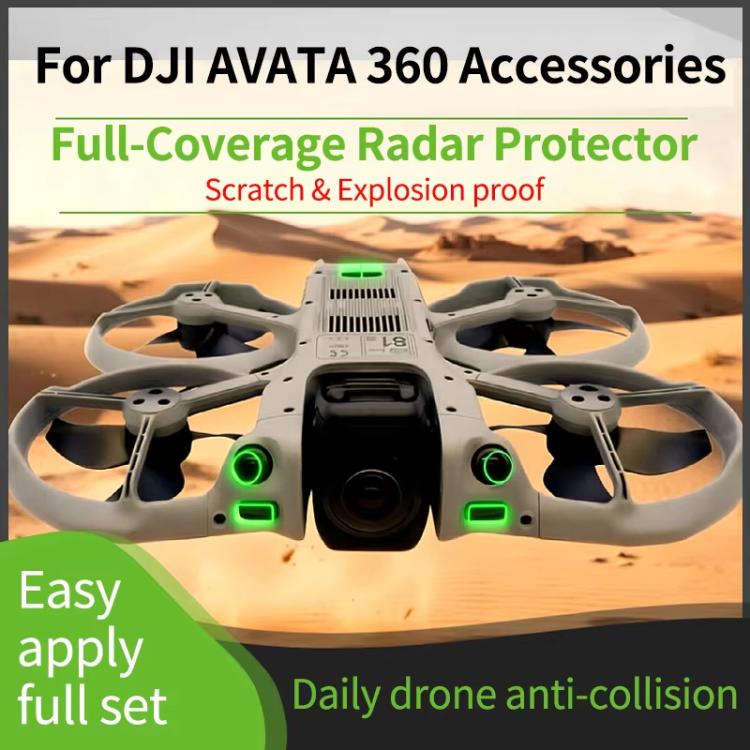 Protective Nano Film Set Lens Protector Sensor Anti-Scratch Guard, For DJI Goggles N3, For DJI Avata 360 Radar, For DJI Avata 360 Radar & Fish-Eye