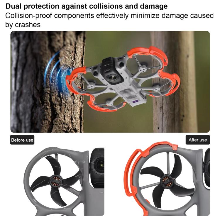 For DJI Avata 360 Propeller Guard Bumper Protector Wing Protector