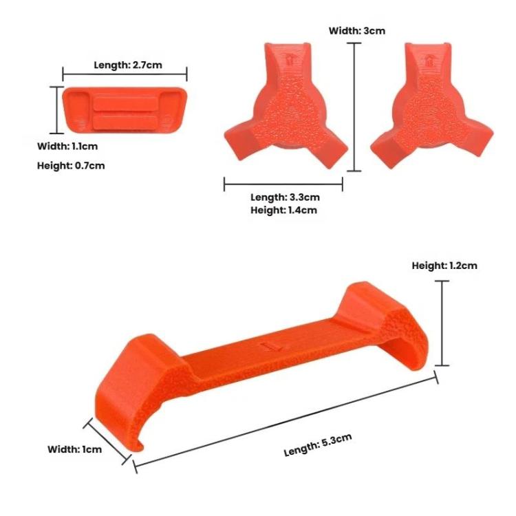 For DJI Avata 360 Drone Landing Gear Height Extender, Foot Support Black, Foot Support Orange, Foot Support Gray, Heightened Base Black, Heightened Base Orange, Heightened Base Gray