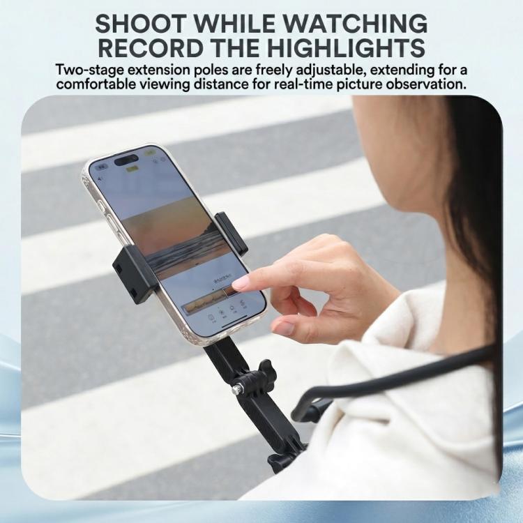 POV Neck Mount For Cell Phone & Action Camera Quick-Release Neck Holder With Extension Rod, Standard, Standard With Fixed Strap, Extra Large, Extra Large With Strap