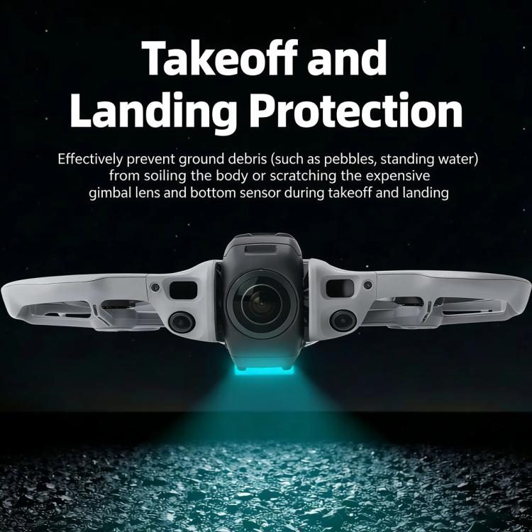 For DJI Avata 360 RCSTQ RGB LED Bottom Light 38 Lighting Modes Rechargeable Night Flight Signal Lamp