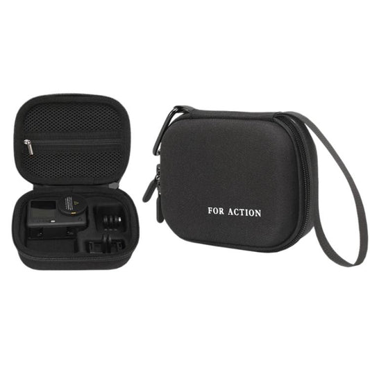 For DJI Osmo Action 6 Standard Combo Hard Carrying Case Portable Travel Storage Bag With Carabiner & Hand Strap