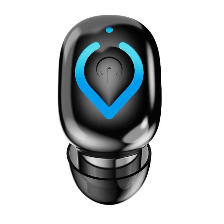 V08 Mini Button In-Ear Bluetooth Earphone IPX3 Waterproof Single Earbud