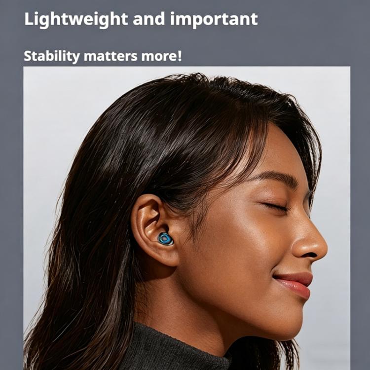 V08 Mini Button In-Ear Bluetooth Earphone IPX3 Waterproof Single Earbud