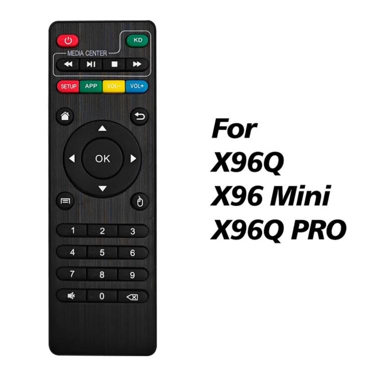Replacement Remote Control For Android TV Box, Compatible With MXQ, X96Q, X96 Mini, X96Q Pro, T95X, V88, TX6
