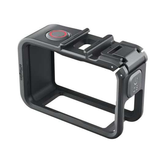 aMagisn PC Material Camera Cage for DJI Action 5 Pro / 4 / 3 with Quick Release Vertical/Horizontal Shoot Support, Cold Shoe Mount & 1/4-inch Thread, Action 5 Pro /4/3 PC Cage