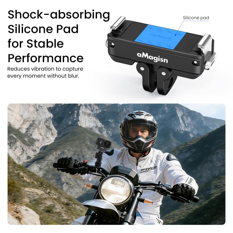 For DJI Osmo Action 6 / Nano aMagisn Metal Magnetic Quick Release Mount 2.0 Lockable Adapter, For DJI Osmo Action 6 / Nano