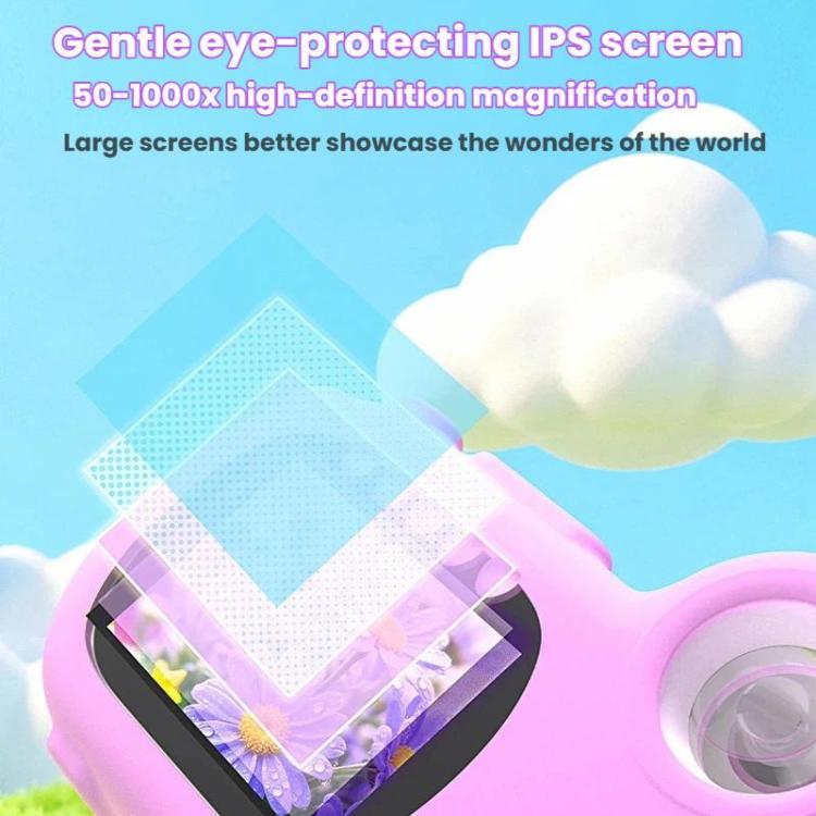 HM020i Photo Video Kids Microscope Outdoor Exploration Electronic Magnifier