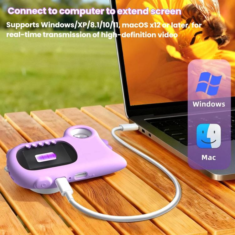 HM020i Photo Video Kids Microscope Outdoor Exploration Electronic Magnifier