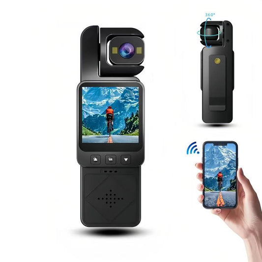 Portable Outdoor Cycling Dashcam 4K HD Law Enforcement WiFi Video Camera