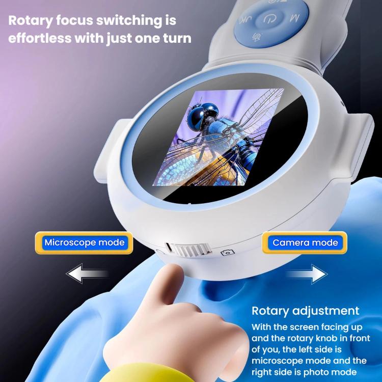 HM020J HD Digital Kids Handheld Microscope